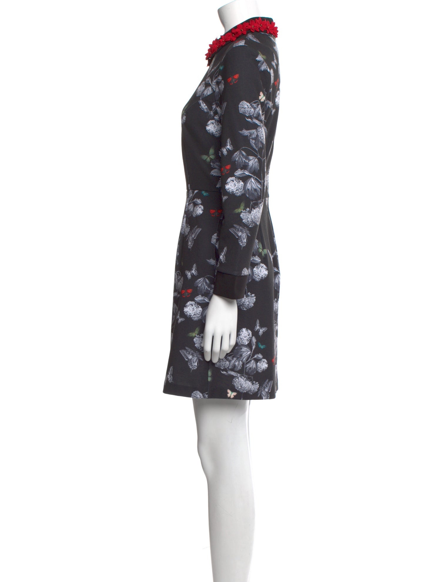 Ted Baker Floral Print Mini Dress