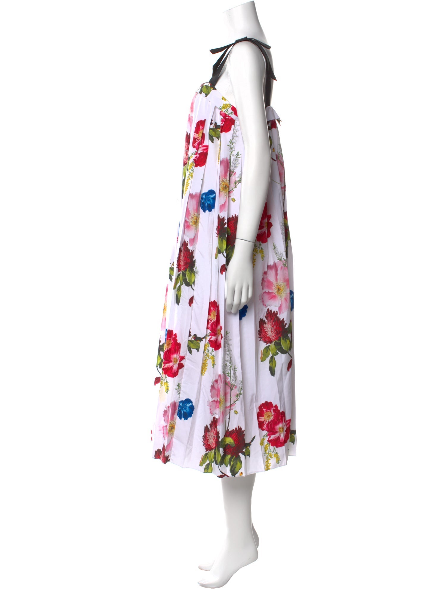 Ted Baker Floral Print Midi Length Dress