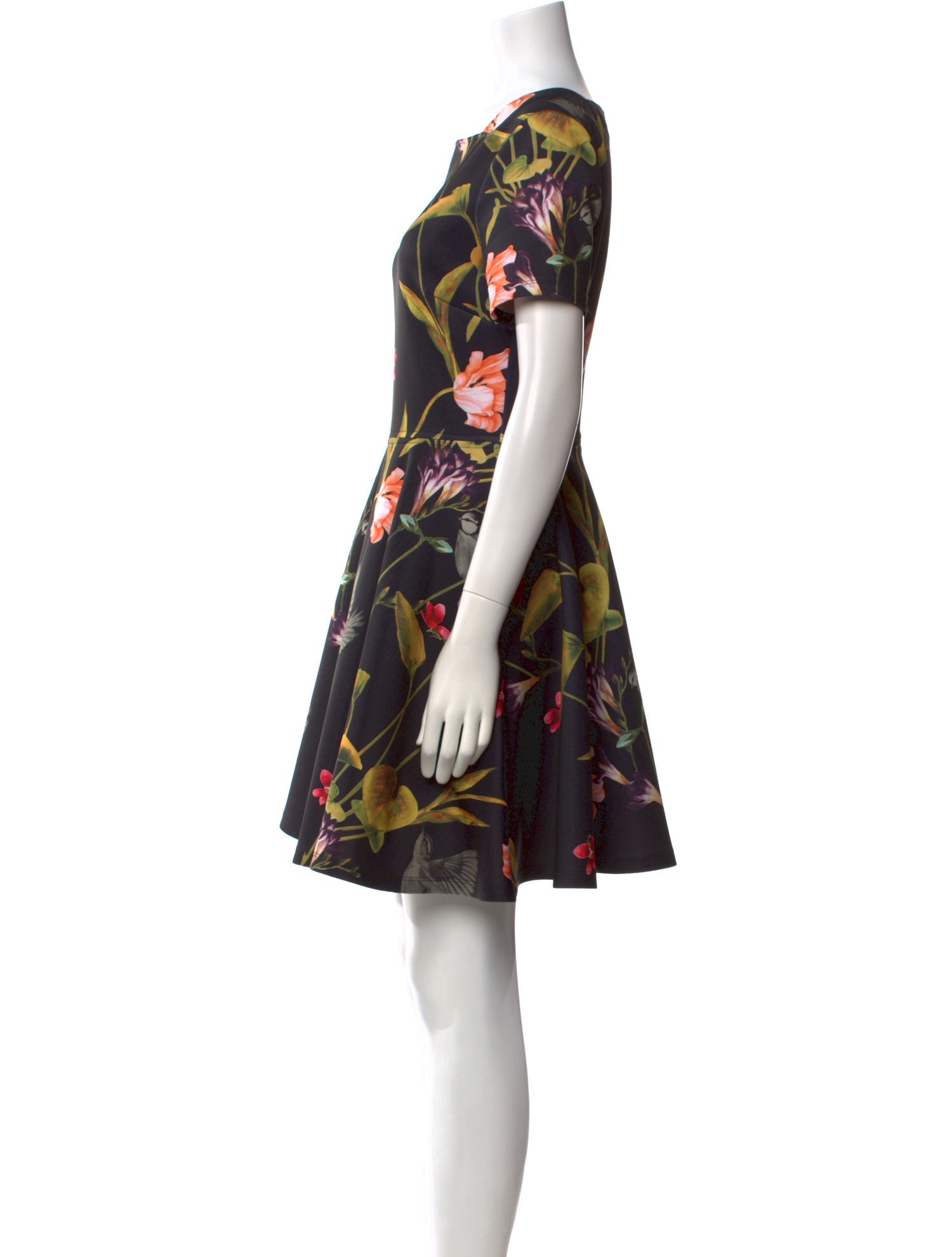 Ted Baker Floral Print Mini Dress