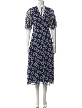 Ted Baker Floral Print Long Dress