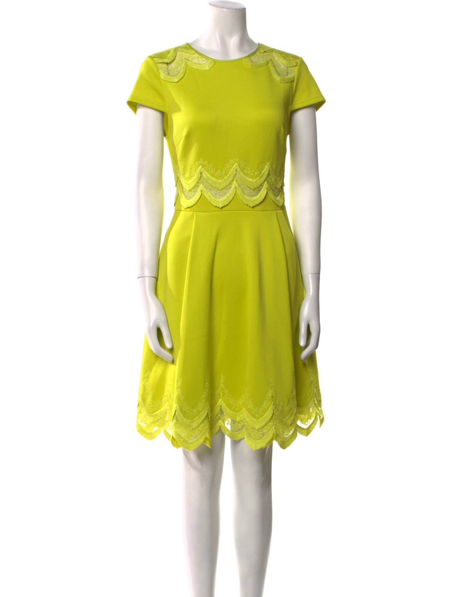 Ted Baker Crew Neck Mini Dress