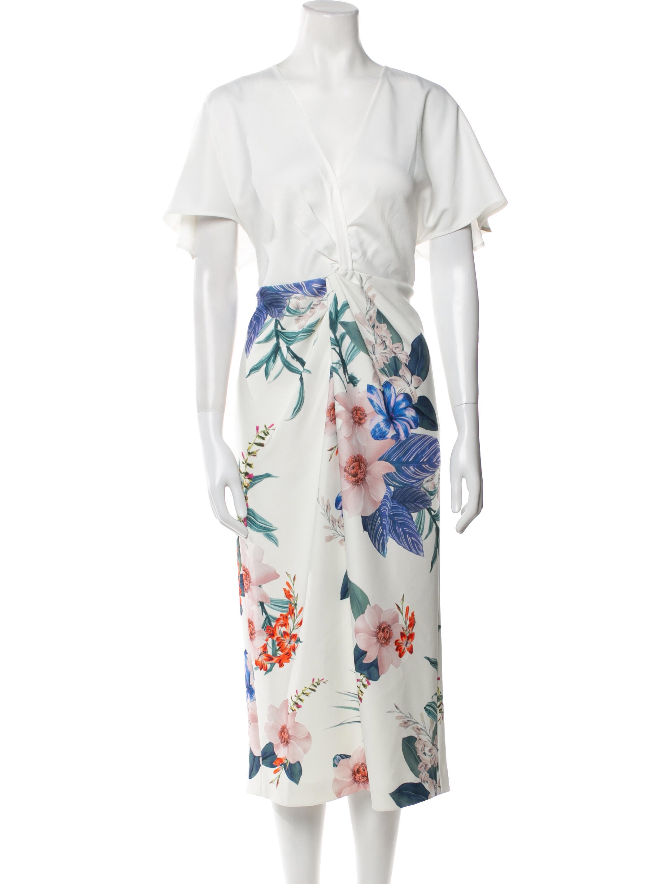 Ted Baker Floral Print Long Dress