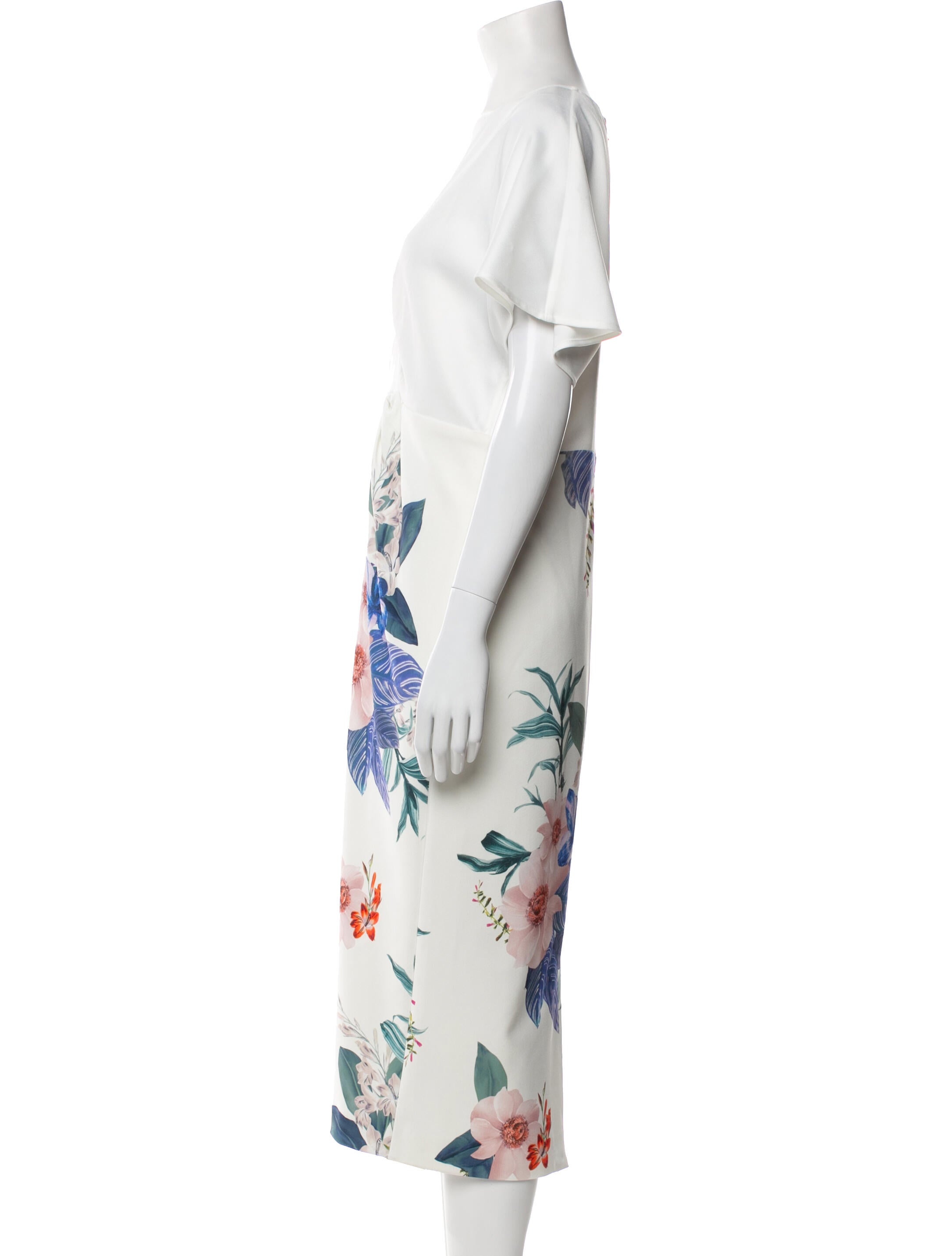 Ted Baker Floral Print Long Dress