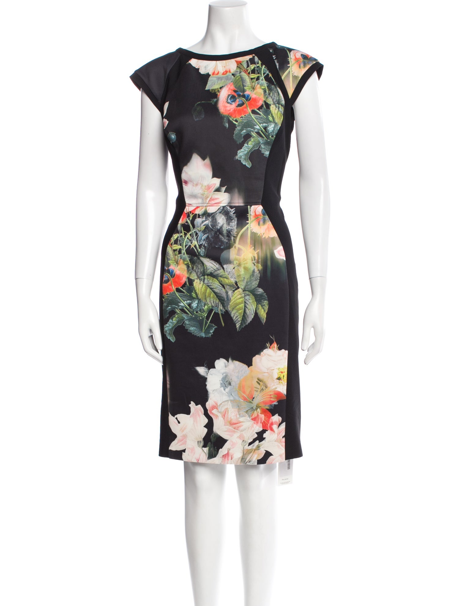 Ted Baker Floral Print Knee-Length Dress