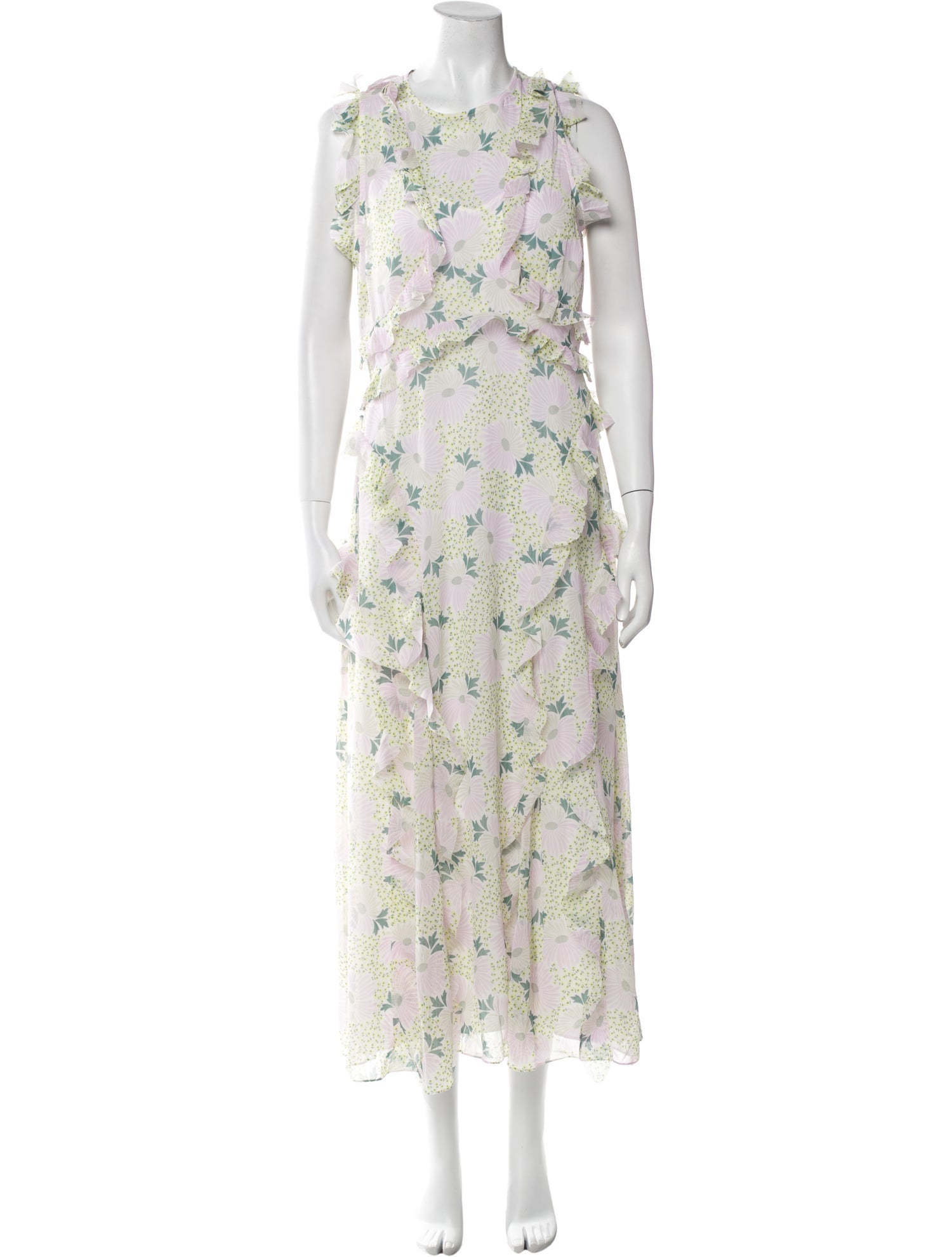 Ted Baker Floral Print Long Dress w/ Tags