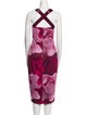 Ted Baker Floral Print Midi Length Dress
