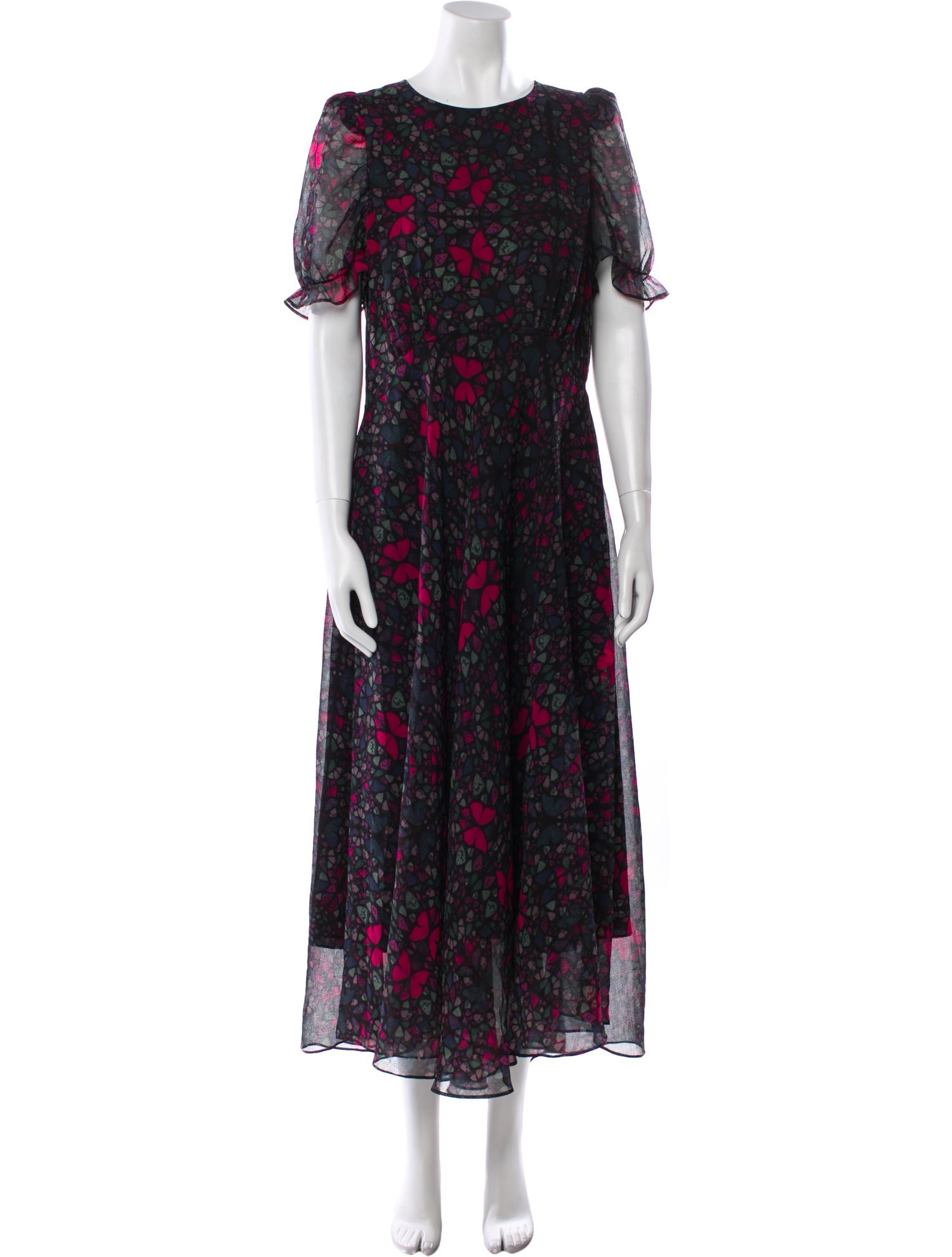 Ted Baker Floral Print Long Dress