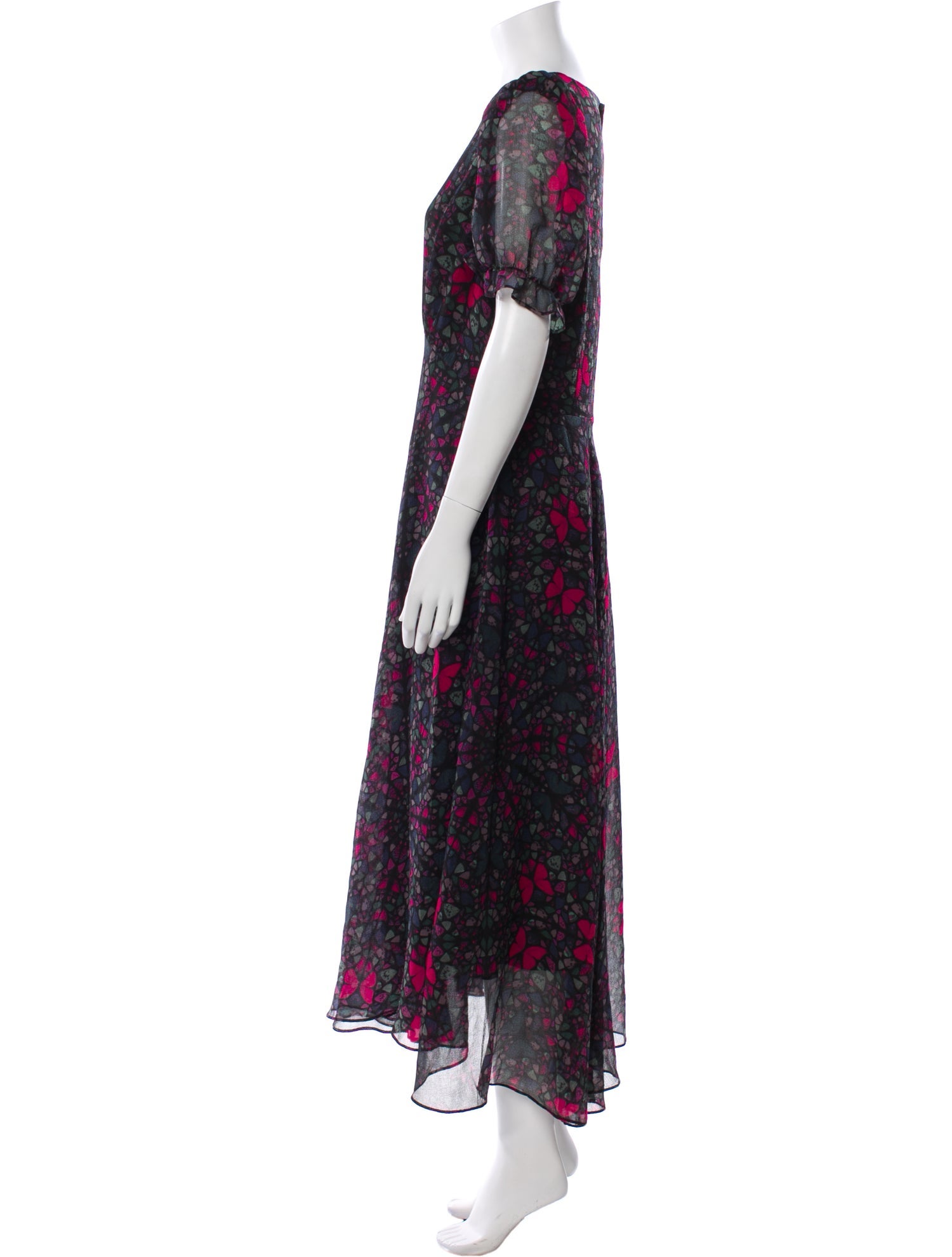 Ted Baker Floral Print Long Dress