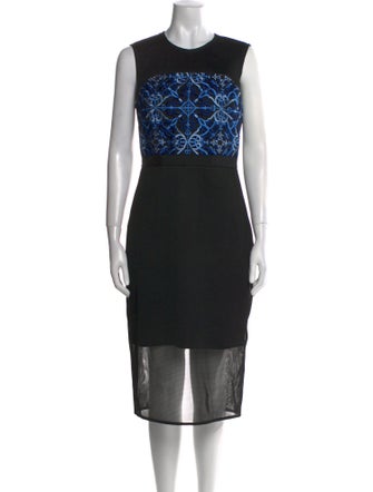 Ted Baker Lace Pattern Midi Length Dress