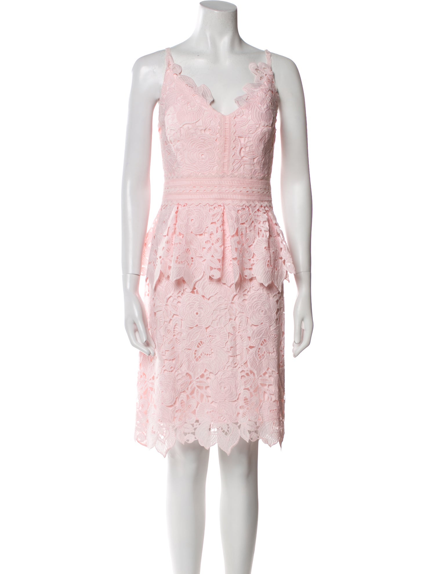 Ted Baker Lace Pattern Knee-Length Dress