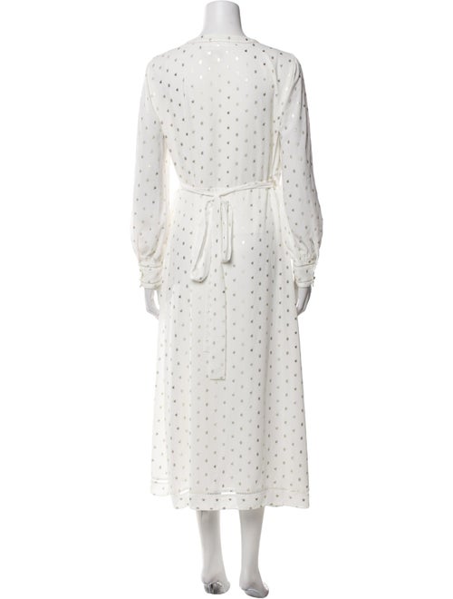 Ted Baker Polka Dot Print Long Dress
