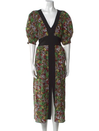 Ted Baker Floral Print Long Dress