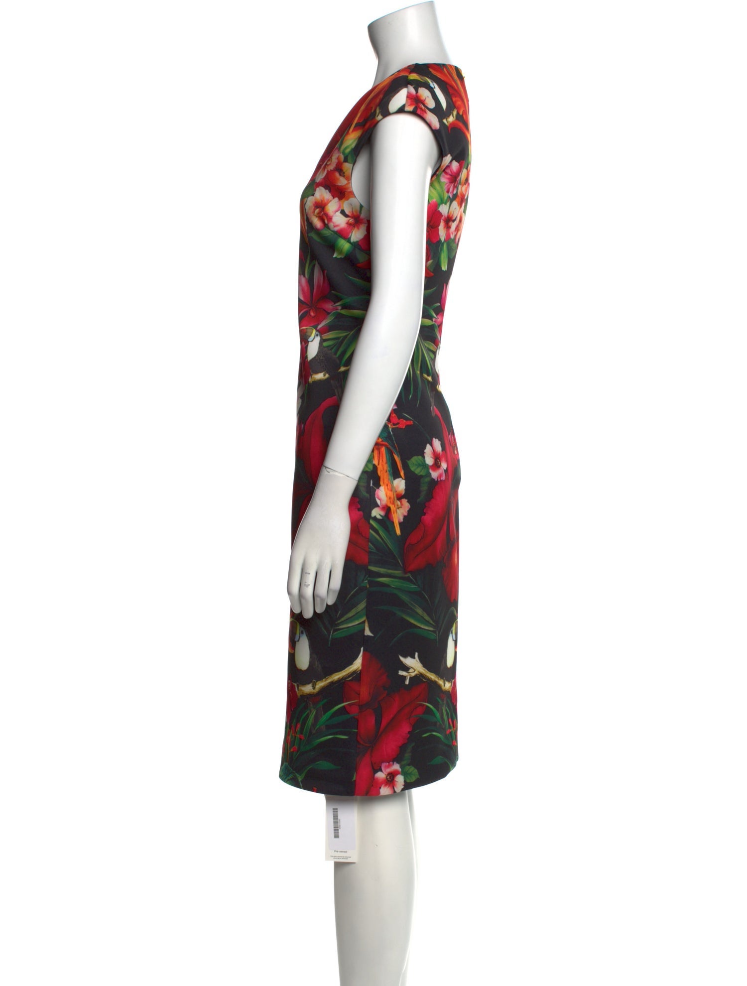 Ted Baker Floral Print Knee-Length Dress