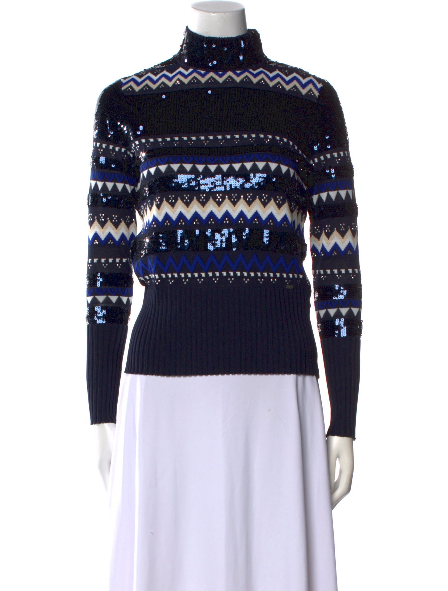 Ted Baker Striped Turtleneck Sweater