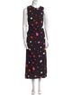 Ted Baker Polka Dot Print Long Dress