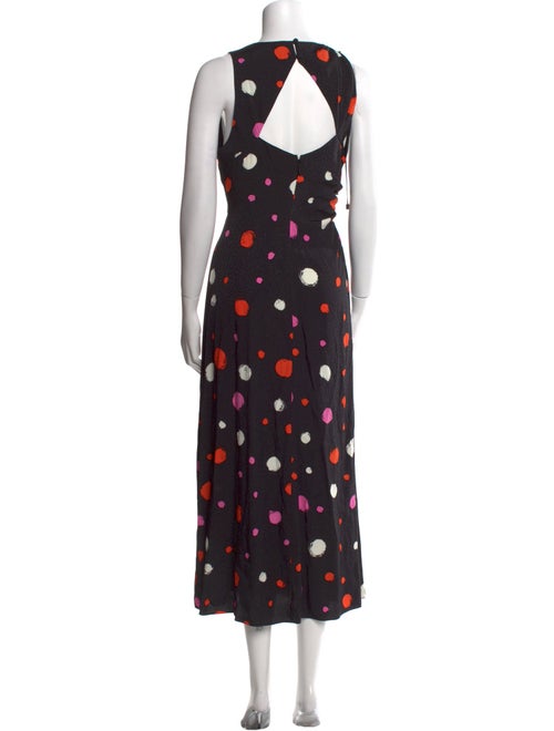 Ted Baker Polka Dot Print Long Dress
