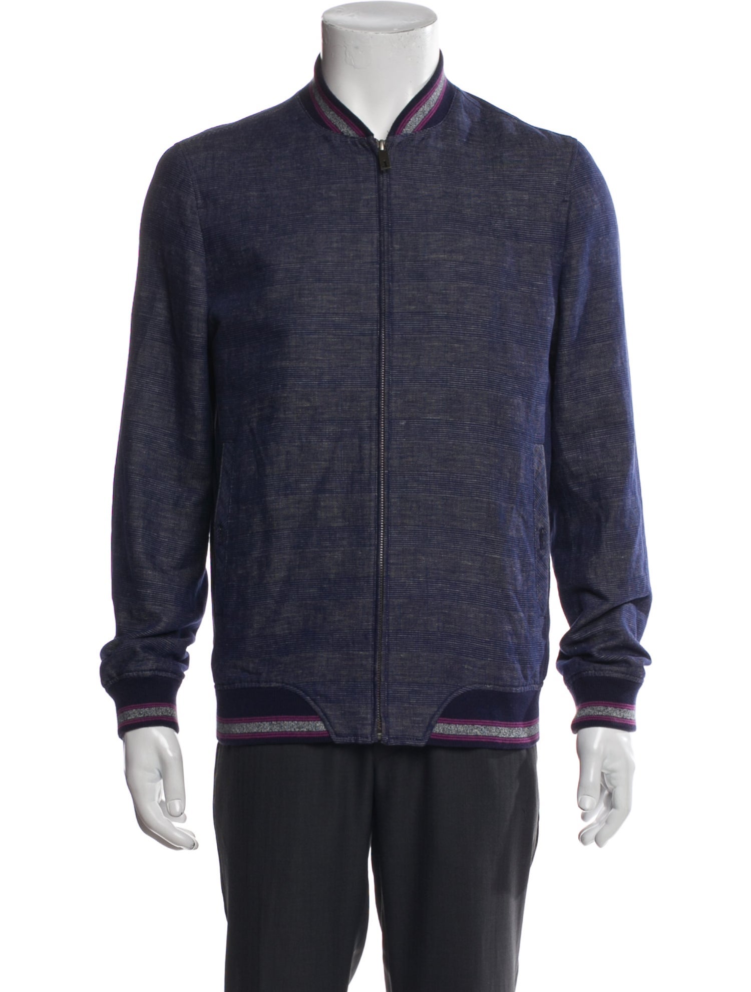 Ted Baker Striped Bomber Jacket