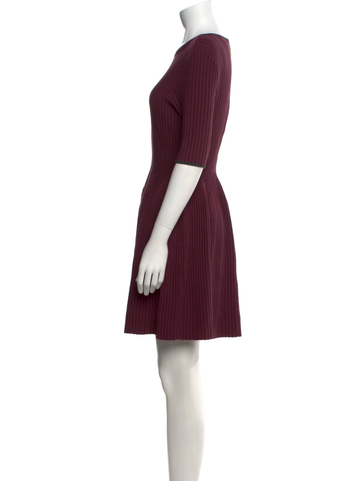 Ted Baker Bateau Neckline Mini Dress