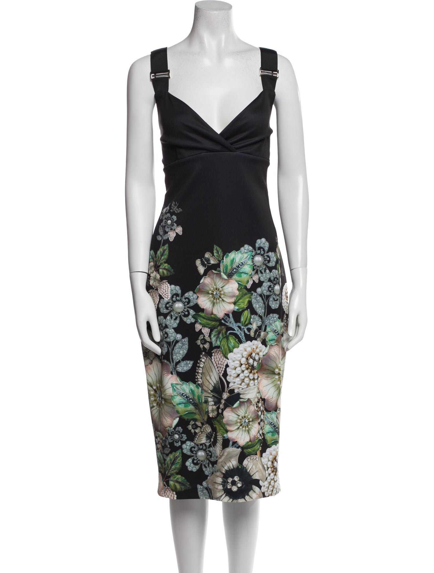 Ted Baker Floral Print Long Dress