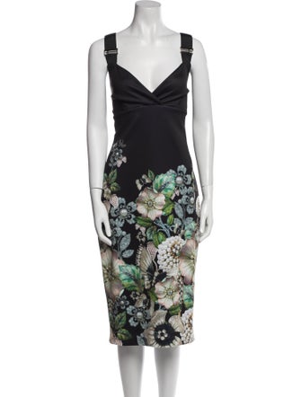 Ted Baker Floral Print Long Dress