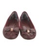 Ted Baker Leather Bow Accents Flats
