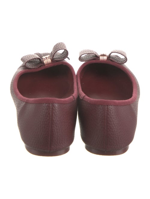 Ted Baker Leather Bow Accents Flats