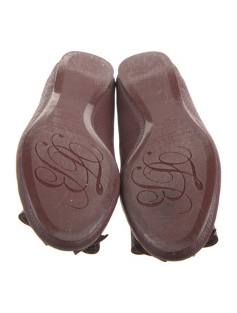 Ted Baker Leather Bow Accents Flats