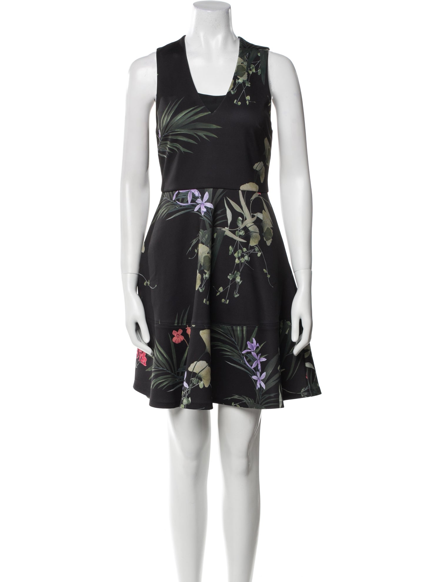 Ted Baker Floral Print Mini Dress