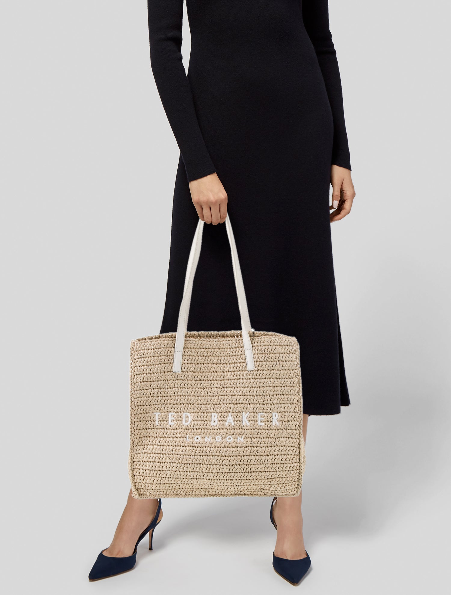 Ted Baker Raffia Tote