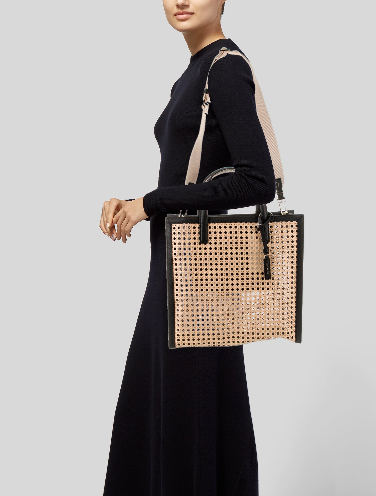 Ted Baker Rattan Top Handle Bag