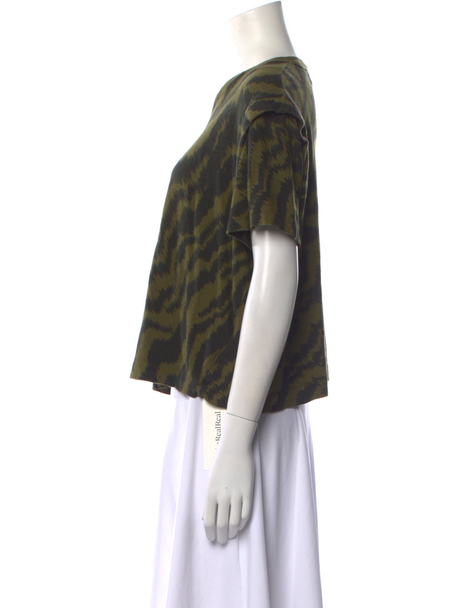 Ted Baker Animal Print Scoop Neck Sweater