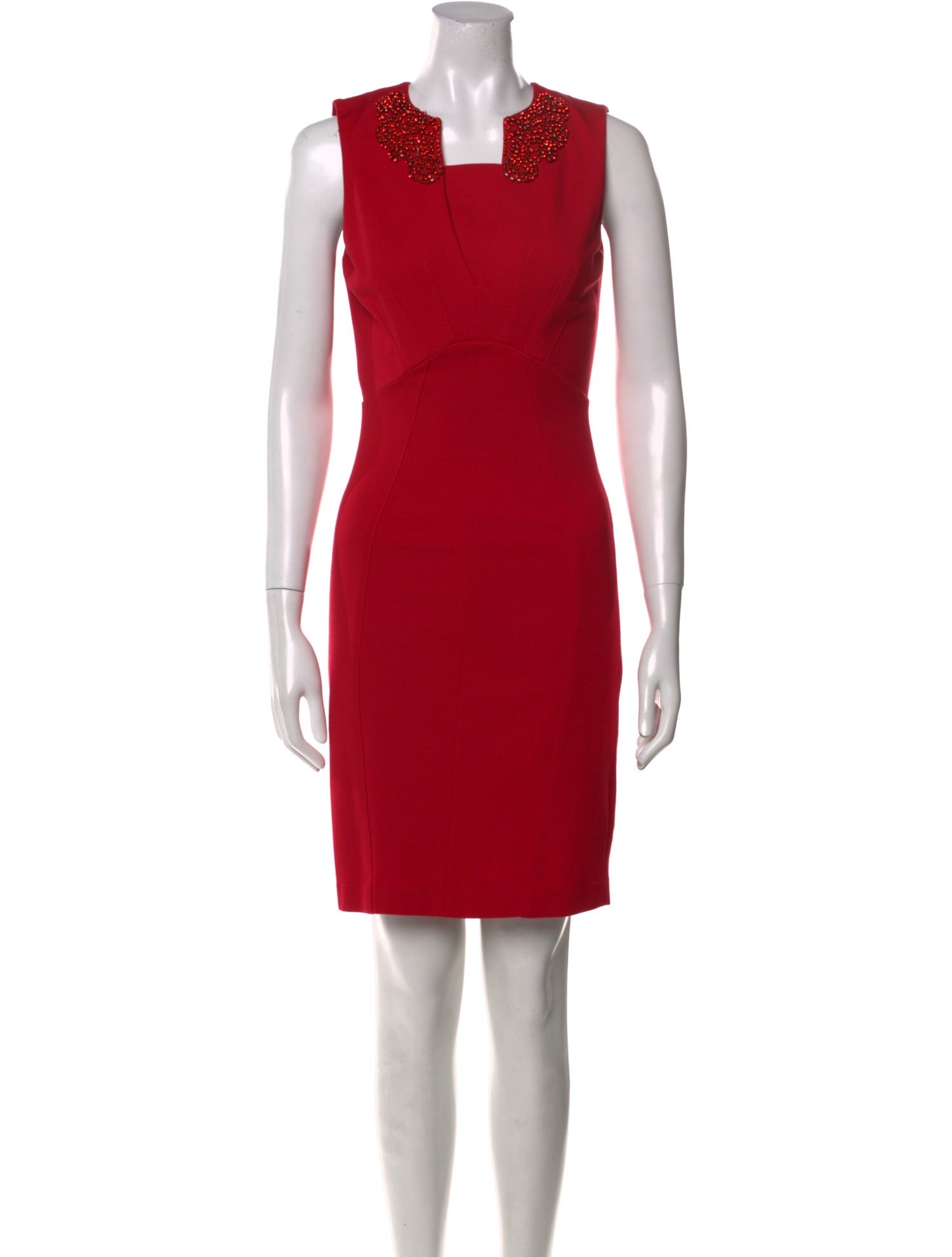 Ted Baker Square Neckline Knee-Length Dress