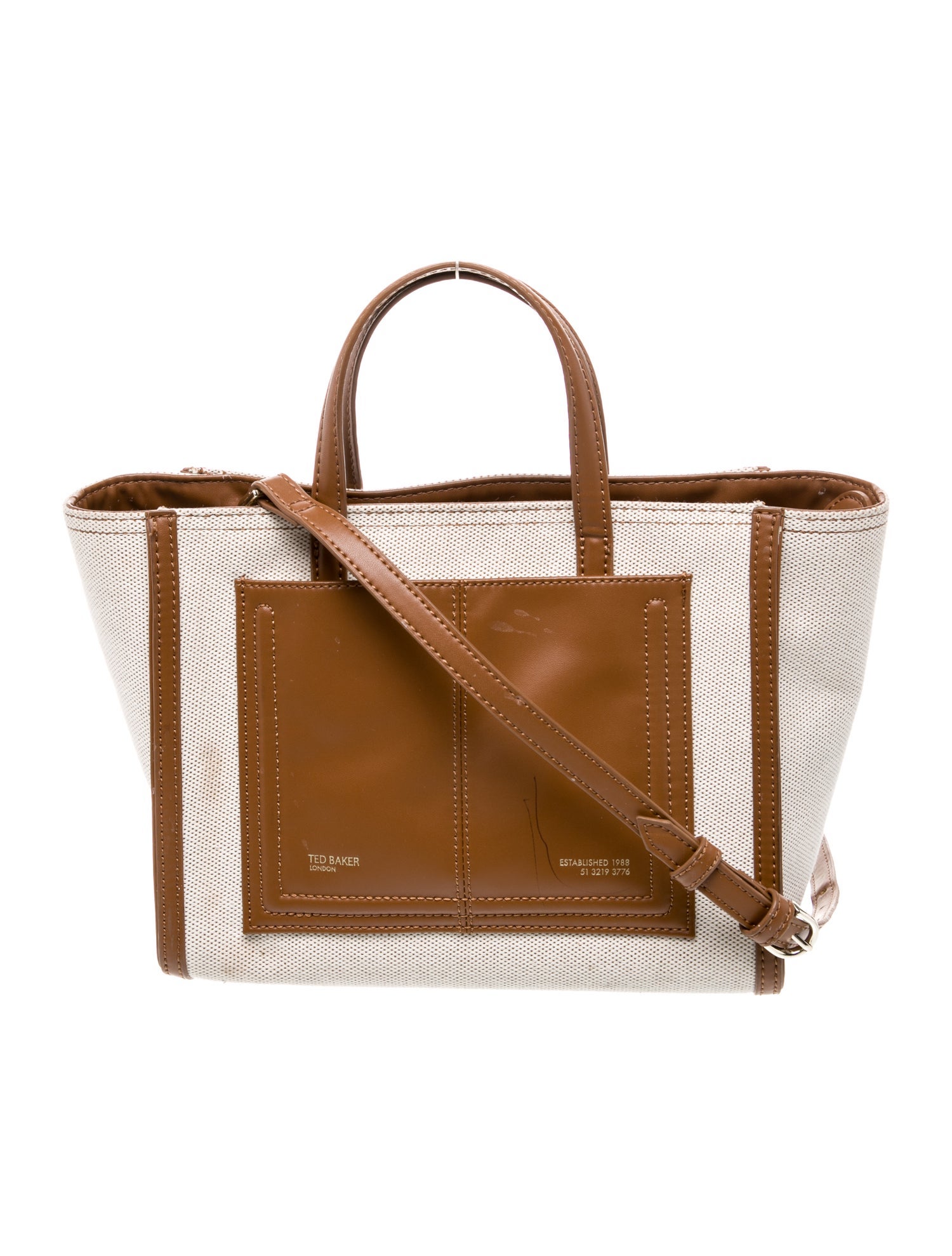 Ted Baker Leather Top Handle Bag