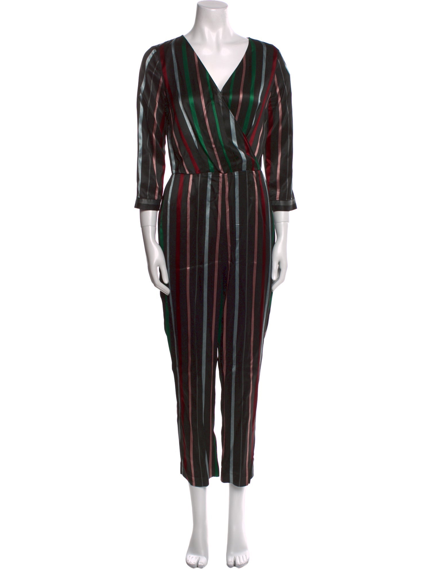 Ted Baker Striped V-Neck Jumpsuit