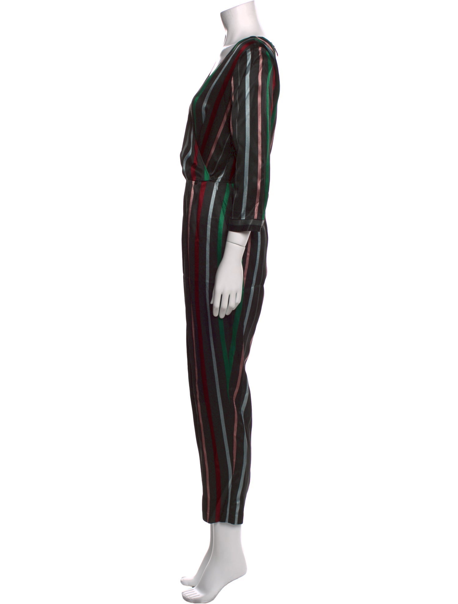 Ted Baker Striped V-Neck Jumpsuit