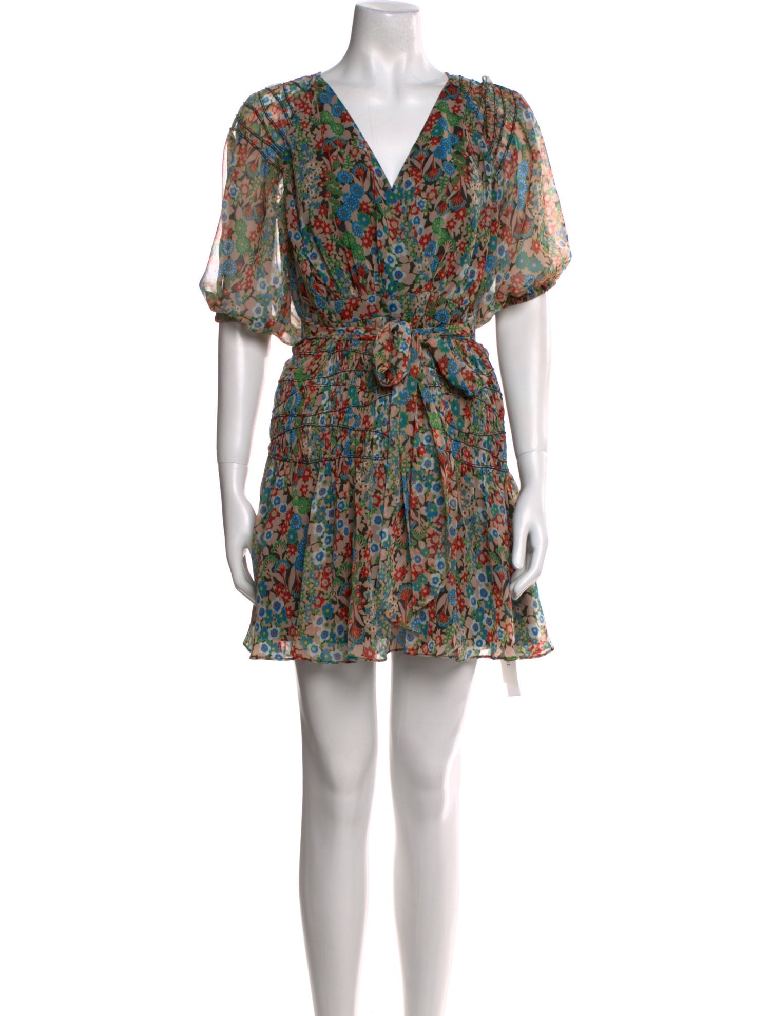 Ted Baker Floral Print Mini Dress