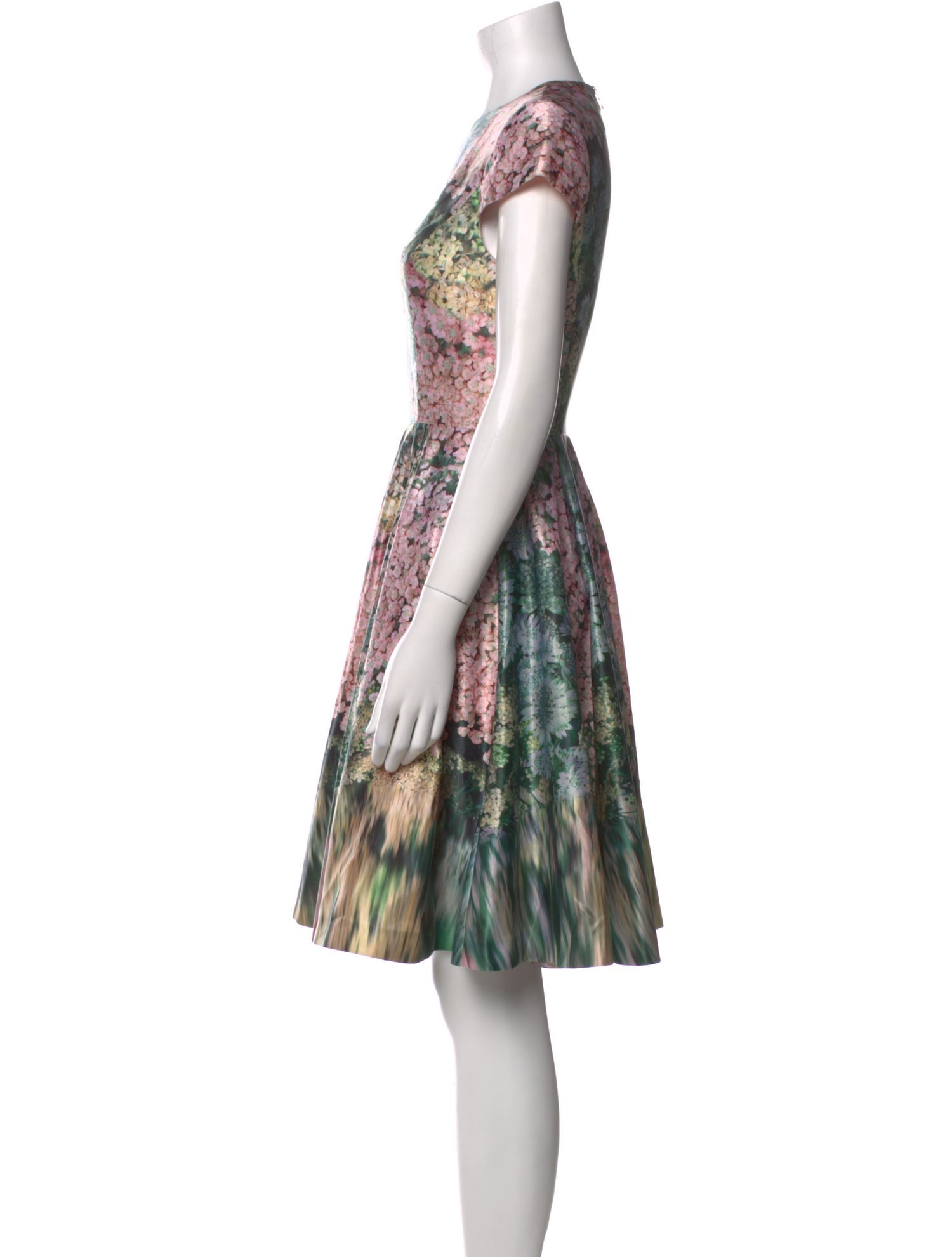 Ted Baker Printed Knee-Length Dress