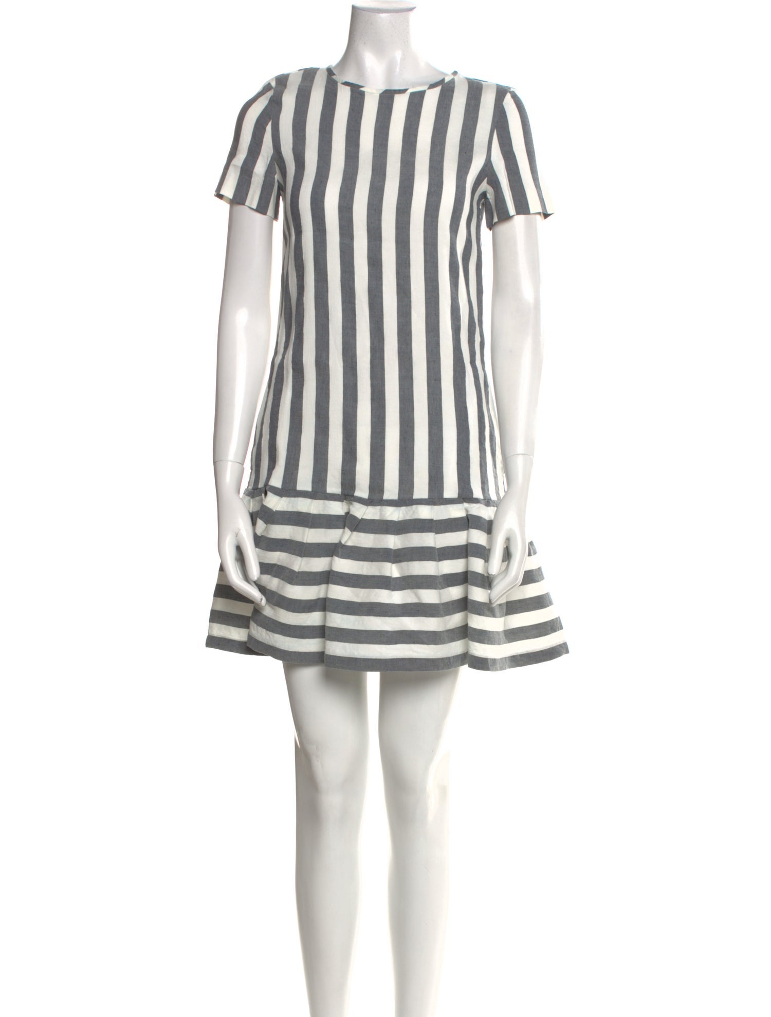 Max Mara Studio Striped Mini Dress