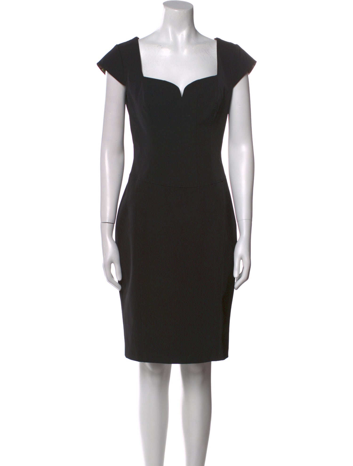 Ted Baker Square Neckline Knee-Length Dress