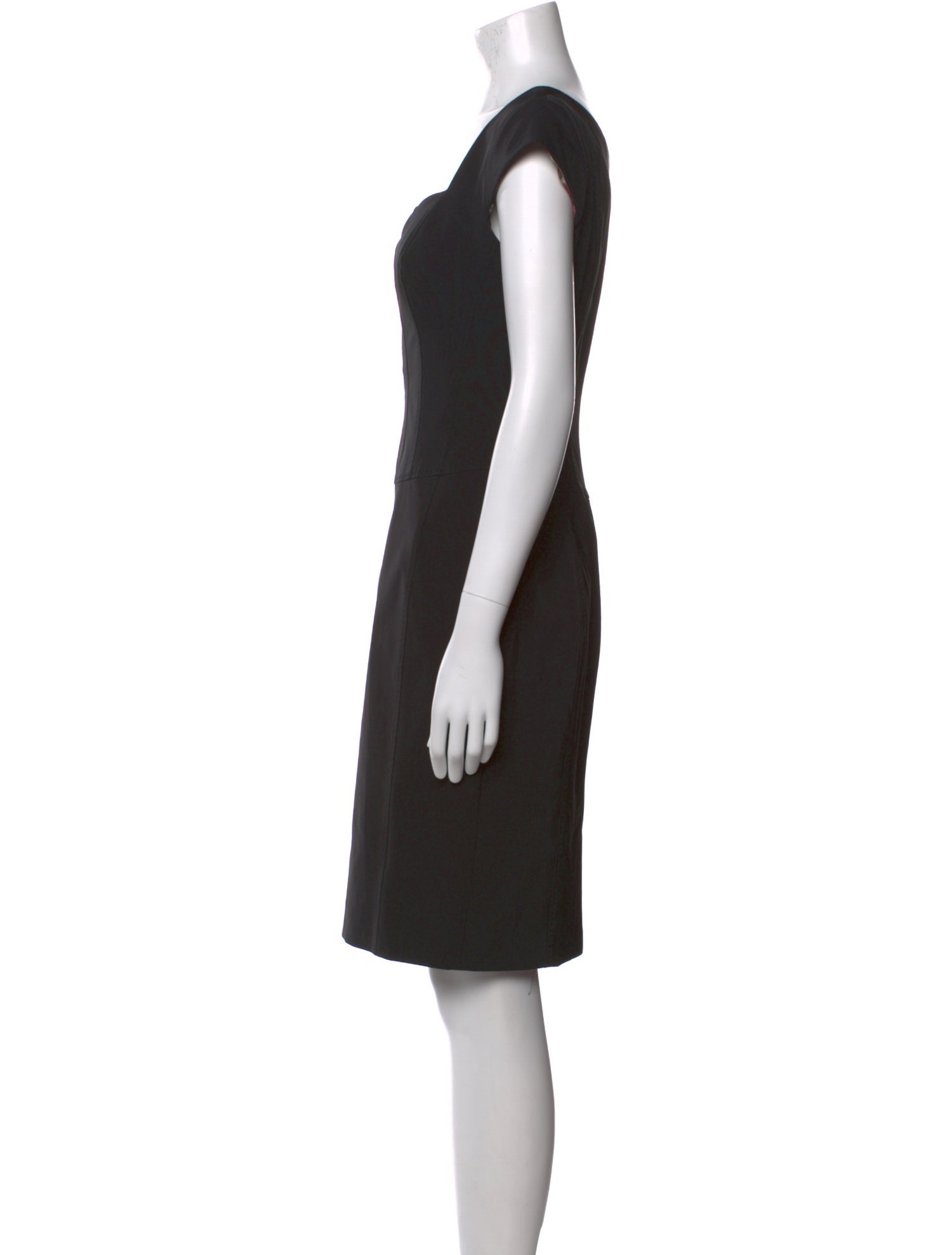 Ted Baker Square Neckline Knee-Length Dress