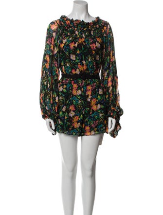 Ted Baker Printed Cowl Neck Romper