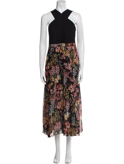 Ted Baker Floral Print Long Dress