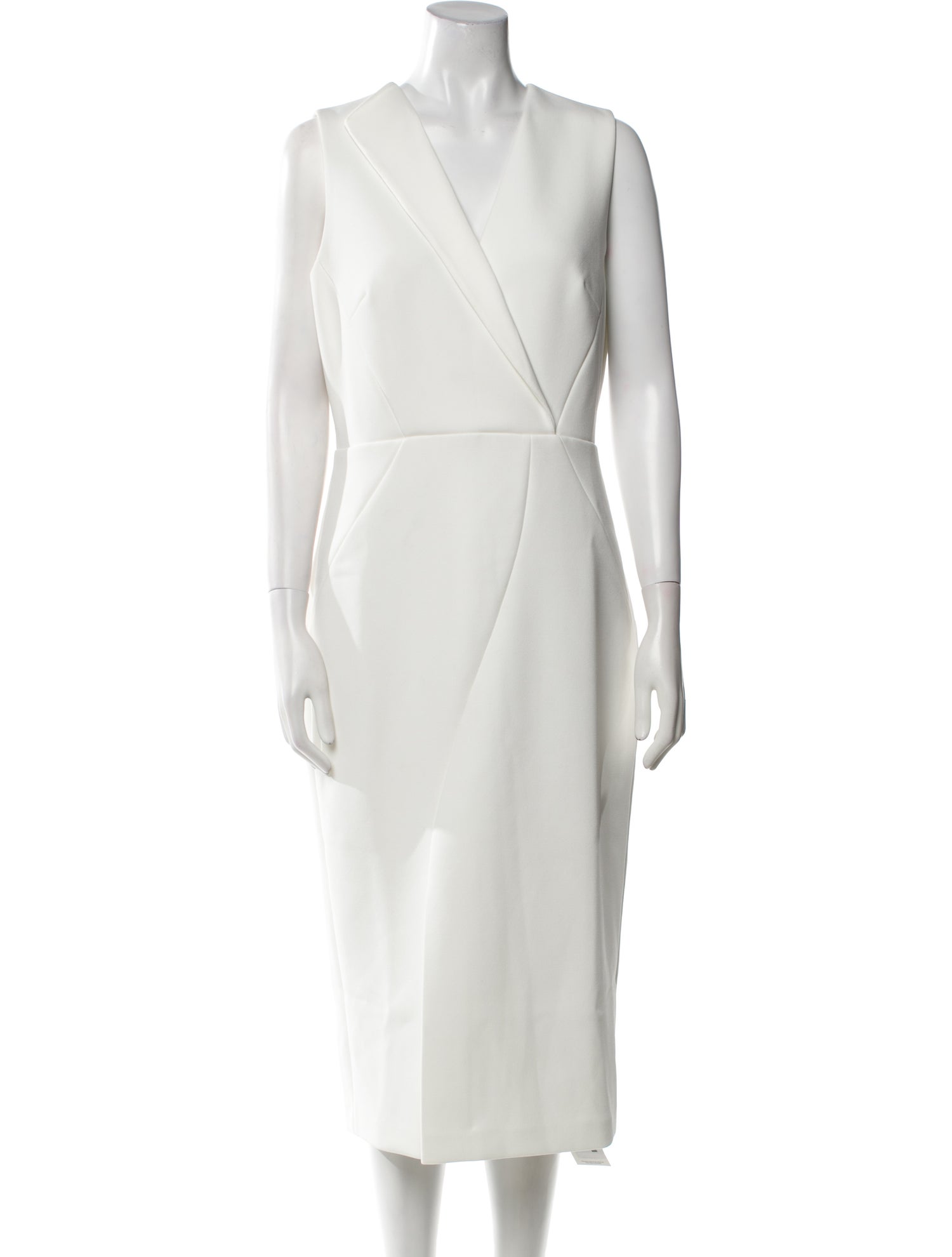 Ted Baker V-Neck Midi Length Dress