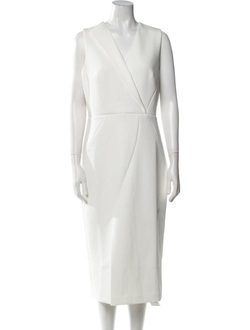 Ted Baker V-Neck Midi Length Dress