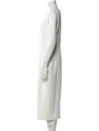 Ted Baker V-Neck Midi Length Dress