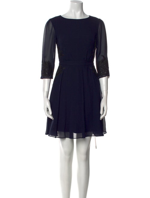 Ted Baker Bateau Neckline Mini Dress