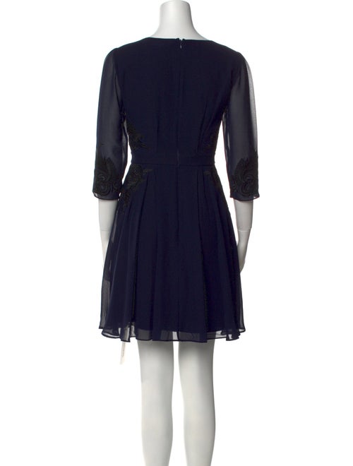 Ted Baker Bateau Neckline Mini Dress