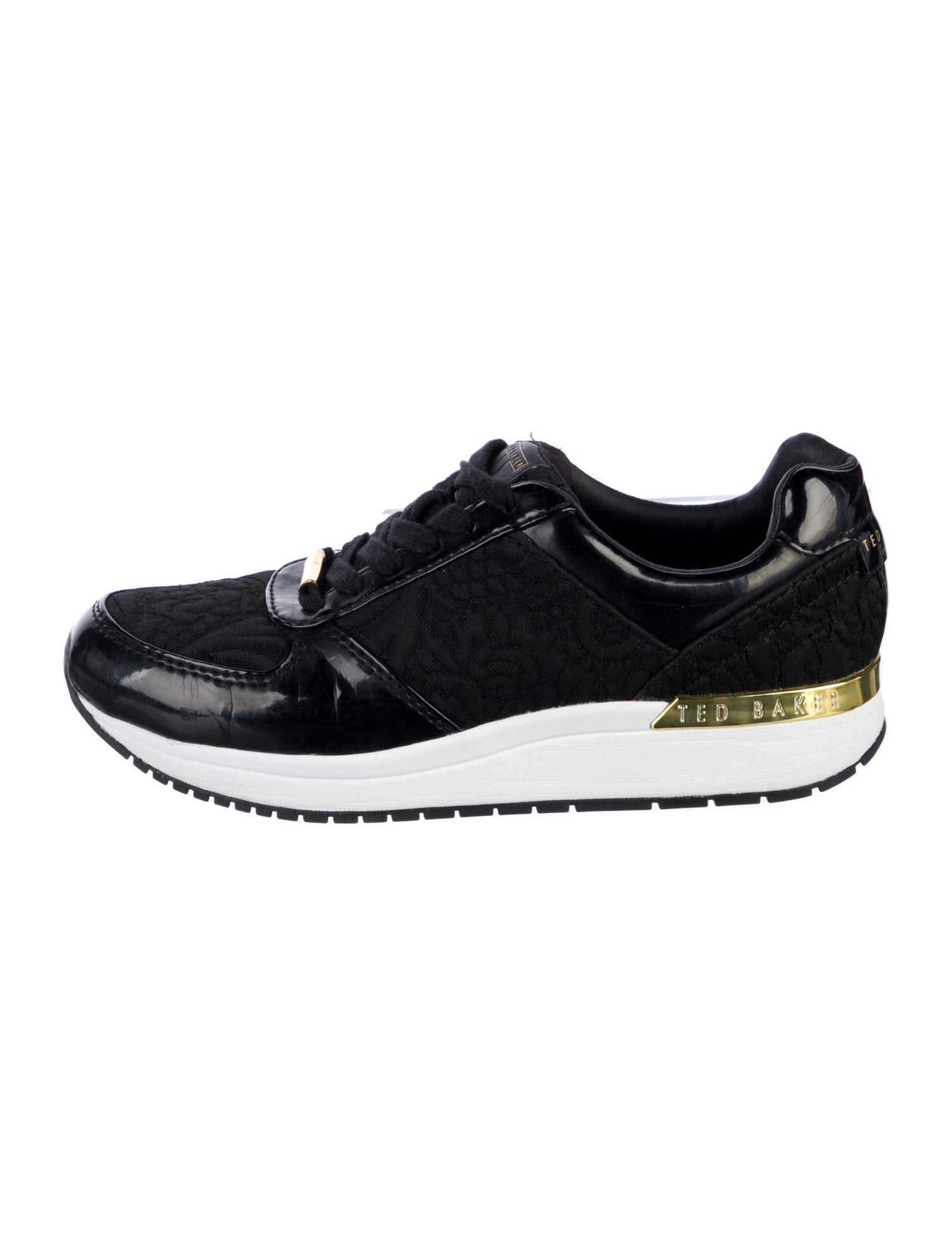 Ted Baker Patent Leather Athletic Sneakers