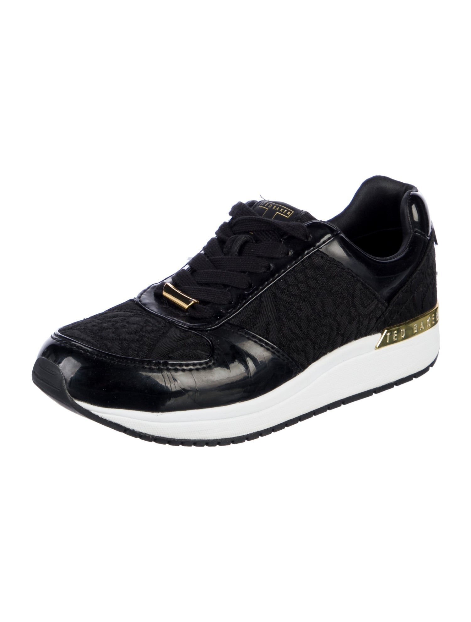Ted Baker Patent Leather Athletic Sneakers
