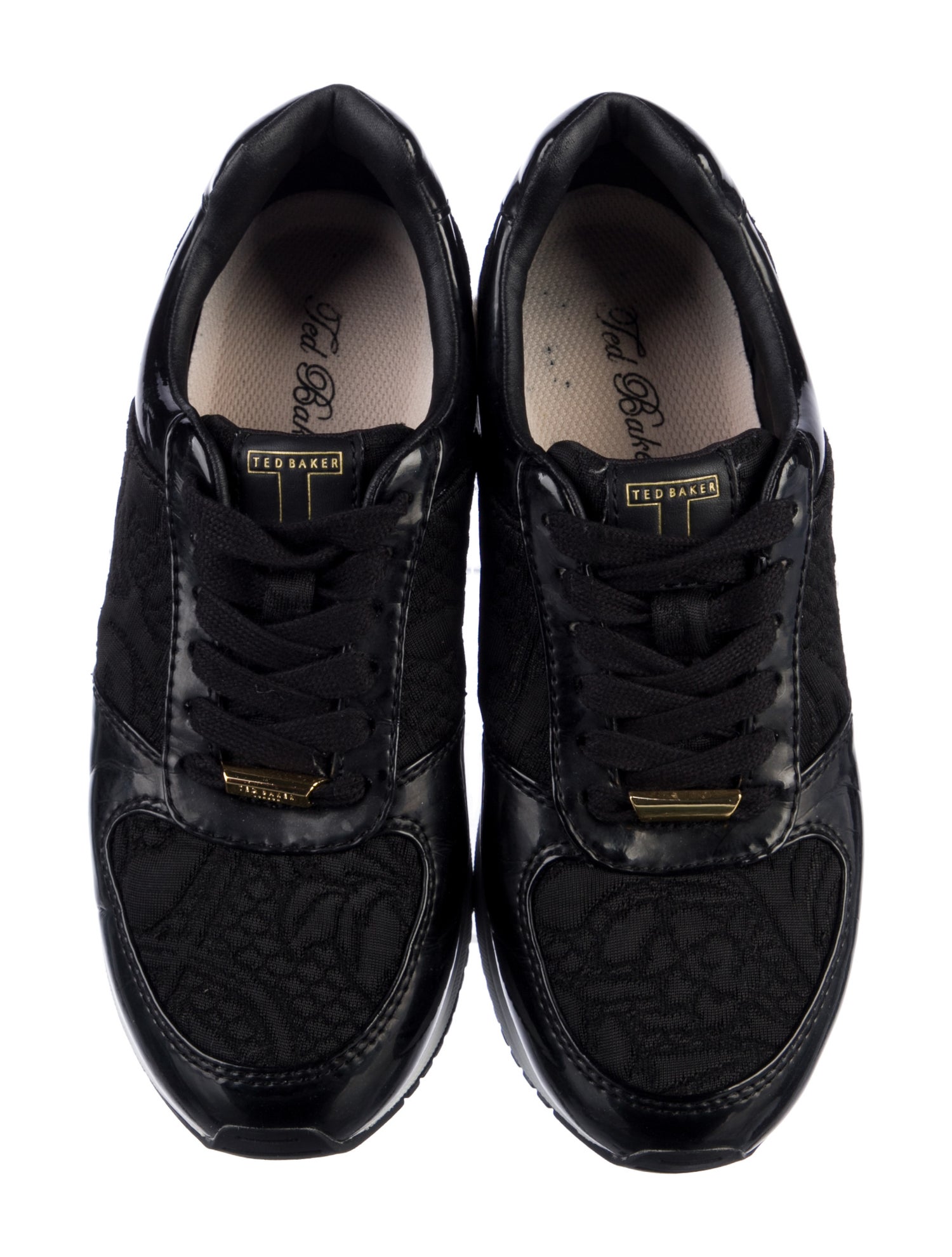 Ted Baker Patent Leather Athletic Sneakers
